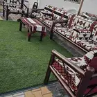 للبيع عدد 4 كراسي كويتيه جلسة حوش خارجيه كراسي حديد