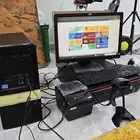 للبيع جهاز كمبيوتر ونظام محاسبي كامل مع صندوق الكاشير