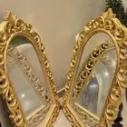 مراية مدخل ديكور 1 أبيض 1 فضي 2 ذهبي