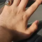 خاتم رجالي عقيق يمني مصو ر