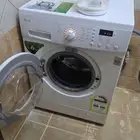 للبيع ثلاجة كهربا 110 غسالة ملابس LG كيلو 6