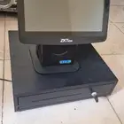 جهاز كاشير مع درج النقود وطابعة مدمجة