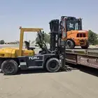 فوركلفت 10 طن 7 طن رافعه شوكيه للايجارforkilft