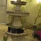 نافورة حجر طبيعي