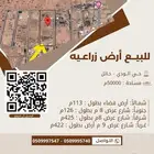 للبيع ارض زراعيه بالودي