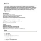 تصميم سيرة ذاتية