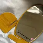 مرايا مكتوب عليها بالفينيل