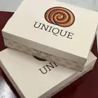 علب كرتون فاخرة  UNIQUE لتغليف الكوكيز والحلويات