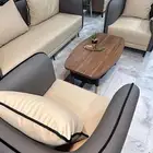 كنب مكتبي جلد فخم   وطني وصيني   موديلات حديثة بأسعار جملة