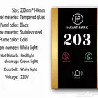 لوحات غرف فندقيه لوحات غرف ذكيه Door plate