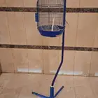 قفص عصافير مع حامل مكواه. بخارية اصلية شمسان