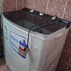 غساله نصف اتوماتك 10 كيلو ماركه فرش.غساله جديده واستخدام شخ