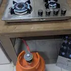 سطح غاز 4 عيون نظيف مع انبوبة السعر 400