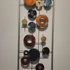 لوحة الدونات الفنية Dount wind metal