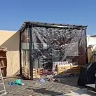 ستائر جلسات خارجيه. شفاف متحركه وثابته