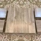 طاوله تحضير كبيره مع عدد 4 طاولات صغيره للضيافه