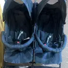 عربية اطفال تؤام نظيفه استعمال خفيف