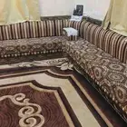 كنب مجلس 6في 5 للبيع مع اغراضة كامله