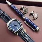 ساعات_رجالي_ اجنر جلد بطارية