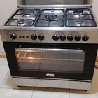 فرن غاز 5عيون 4غاز واحده كهربا نضيف وشغال كامل