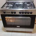 فرن غاز وكهرباء 5عيون نضيف ايطالي