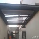 زجاج سكريت والمنيوم دربزين كنتارول استركشر بديل خشب برجولات