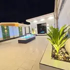 استراحة جديده قسمين للايجار اليومي 499