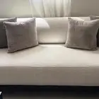 كنب مودرن قطعتين شبه جديد للبيع بالرياض