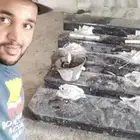 معلم بلاط سيراميك ورخام مخطط ولي العهد