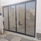 الباب سحاب دبل زجاج...