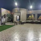 استراحة للإيجار اليومي او الشهري بمخطط ولي العهد رقم 5