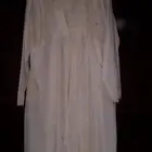 ثوب نفاس جديد قطعتين لون بيج مقاس لارج0