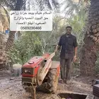 حراث الي حرث الأراضي والبيوت المحميه
