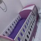 سرير اطفلا شبه الجديد فويبه ادراج سحاب ودرج دولاب