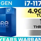 للبيع معالج Intel  Core  i7-11700 Processor (غير K) مستعمل