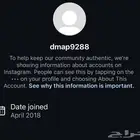 حساب أنستا انشاء 2018