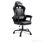 كرسي اسود مكتبي شبه جديد الخرج