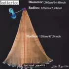 شبكة صيد سمك سالبة الحجم 300 سم