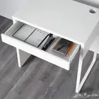 مكتبه ايكيا مع كرسي 400 ريال فقط ابيع بعرعر المكتبه نظيفه