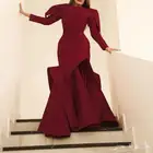 فستان برغندي فخم من المصممة Gq