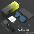 نظاره الاكترونيه بلوتوث وسماعه مدموجه ف النظاره