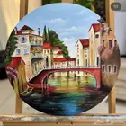 لوحة بالالوان الزيتي رسم يدوي