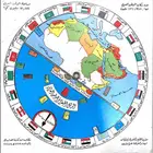 خريطه عدد سكان الوطن العربي