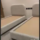 سرير خشب بوكس وسرير حديد