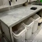 طاولة عمل رخام باستري ايطالي