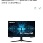 شاشة سامسونق اوديسي g7 27 بيع مستعجل