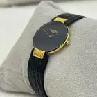 ساعه ديور نسائي بحاله ممتازه جدا (بلاك مون) خصم 195