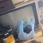 تلفزيون قديم بحاله ممتازه