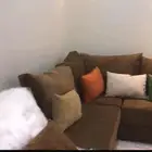 كنب زاويتين الإسفنج مريح وعريض