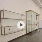 دواليب زجاج سيكوريت متين كبير بباب سحاب وصغير بقفل